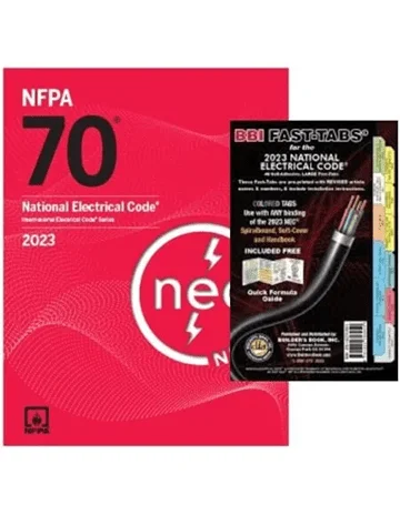 NFPA 70: National Electrical Code 2023 Edition with 2023 BBI Fast Tabs