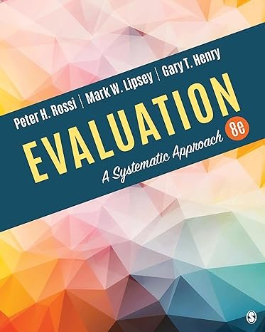 Evaluation: A Systematic Approach – 8th Edition