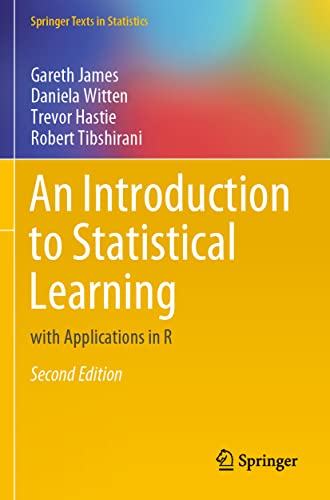 An Introduction to Statistical Learning with Applications in R 2nd Edition